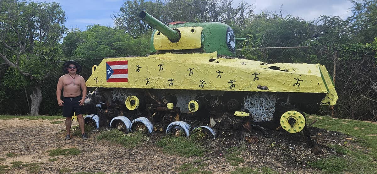 Tanque de Guerra en Playa Flamenco 2